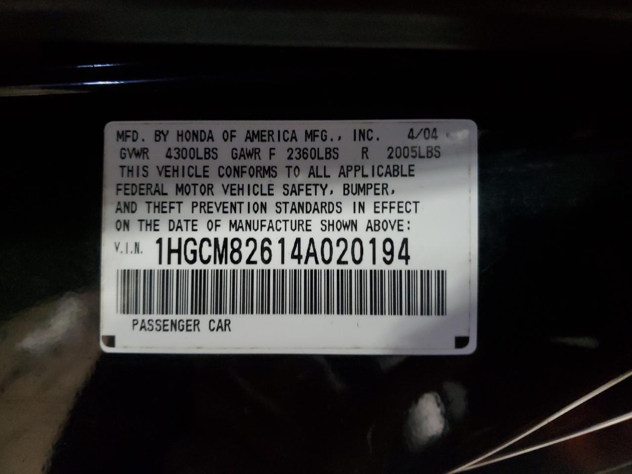 2004 Honda Accord - Image 12