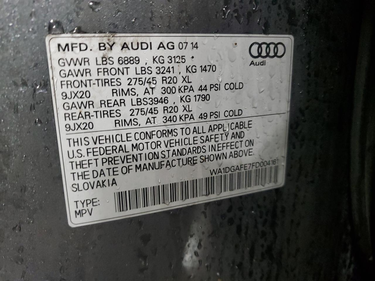 2015 Audi Q7 - Image 15