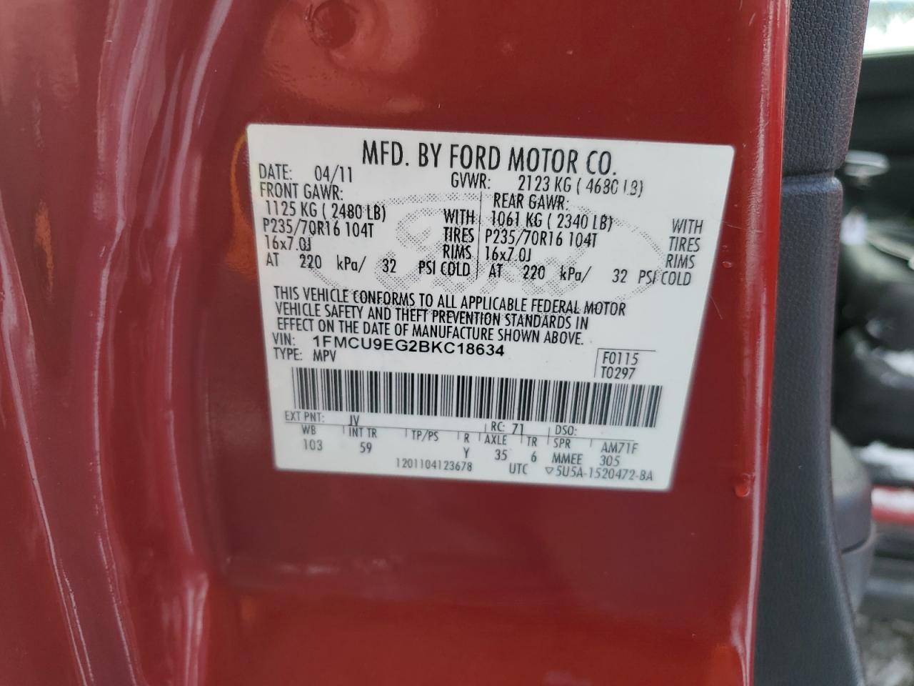 2011 Ford Escape - Image 15