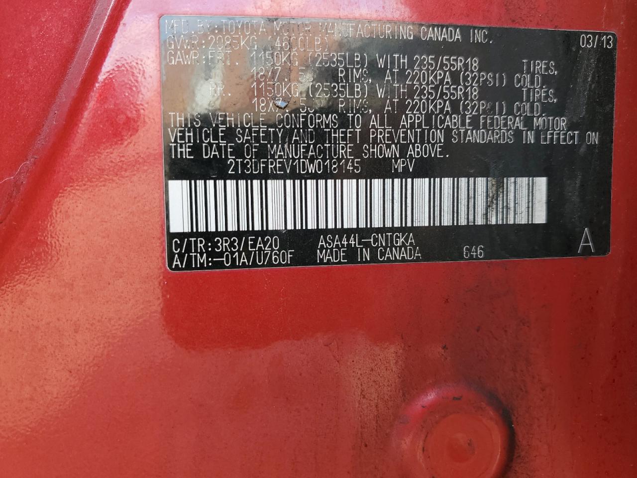 2013 Toyota RAV 4 - Image 14
