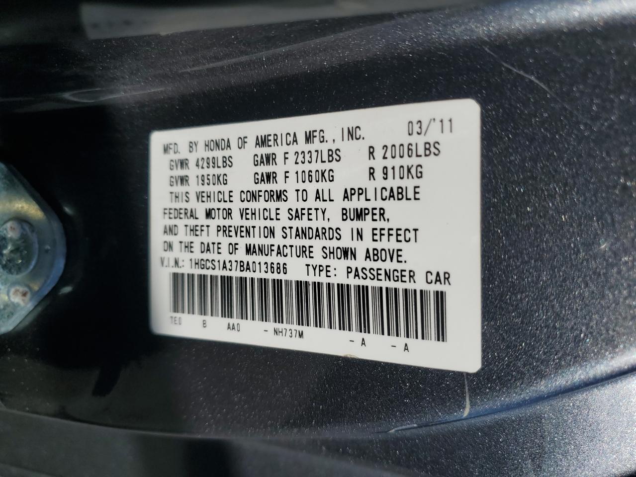 2011 Honda Accord - Image 12