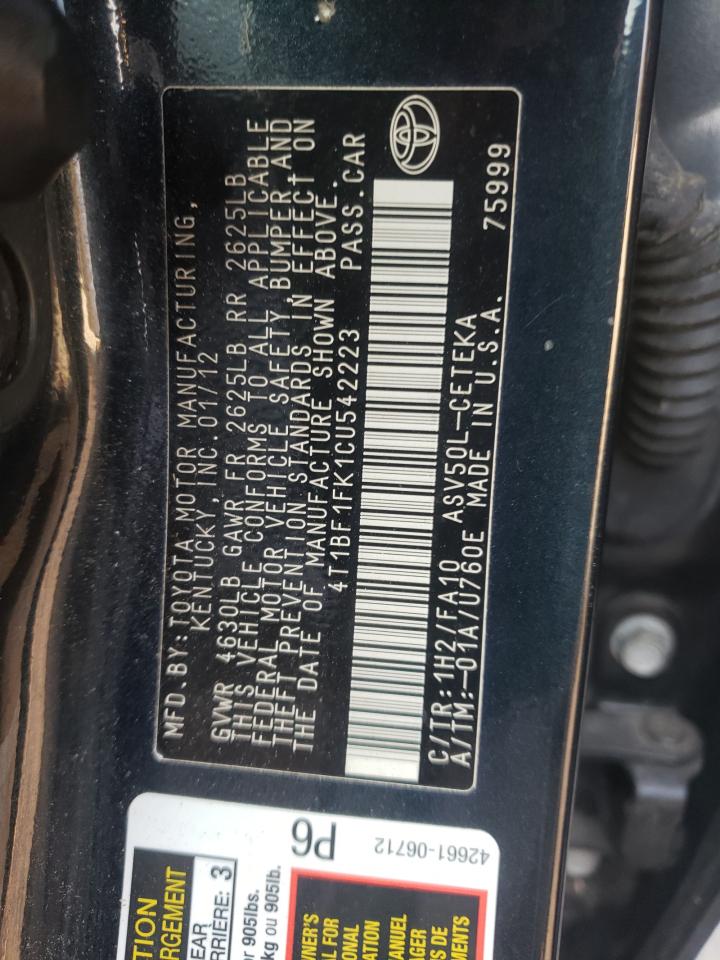 2012 Toyota Camry - Image 12