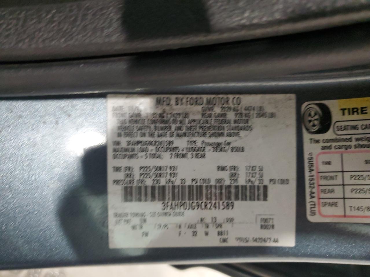 2012 Ford Fusion - Image 12