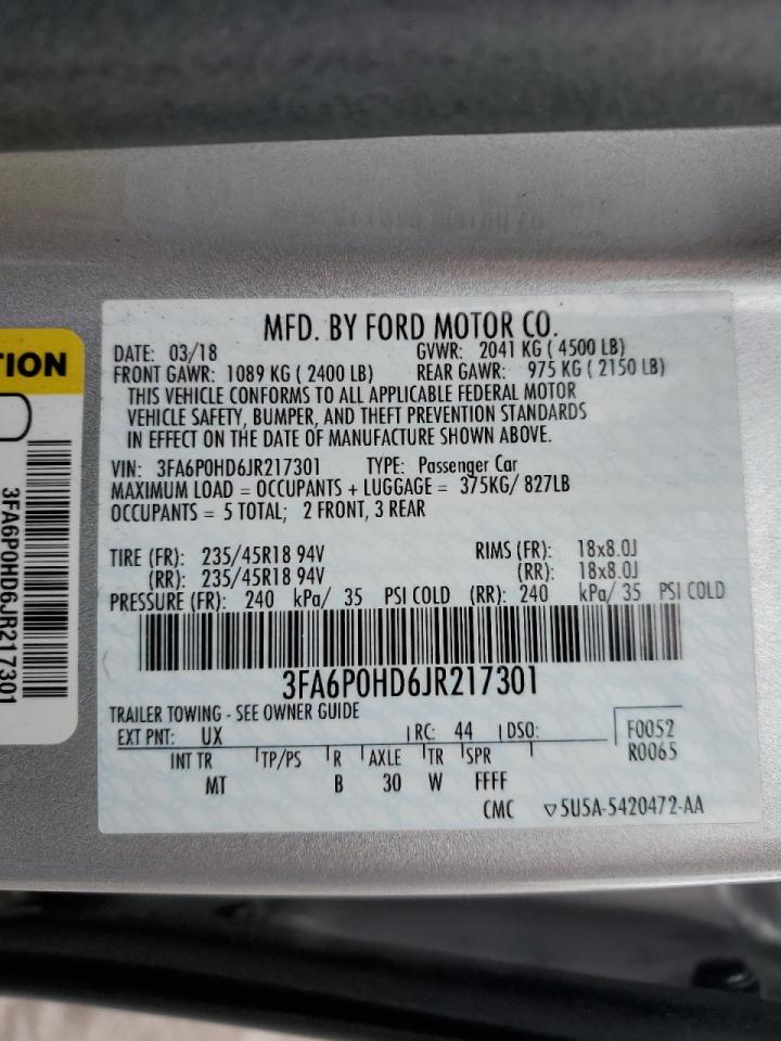 2018 Ford Fusion - Image 12
