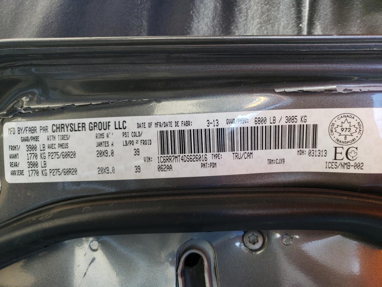 2013 RAM 1500 - Image 13
