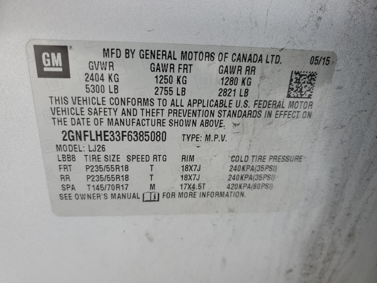 2015 Chevrolet Equinox - Image 13