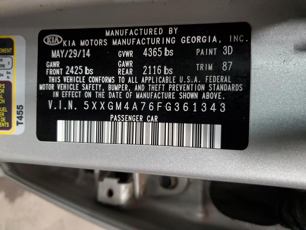 2015 Kia Optima - Image 12