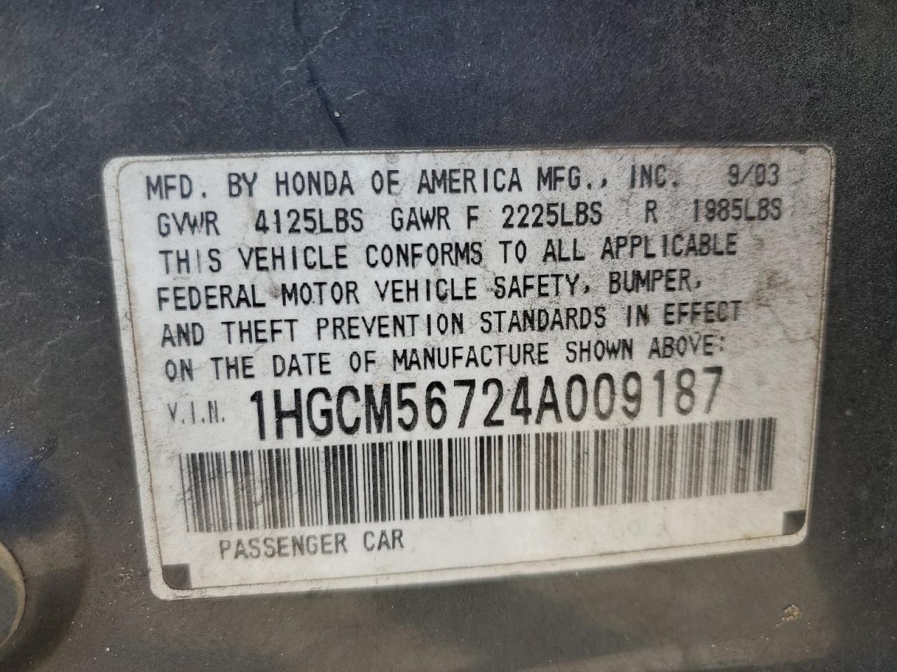 2004 Honda Accord - Image 12