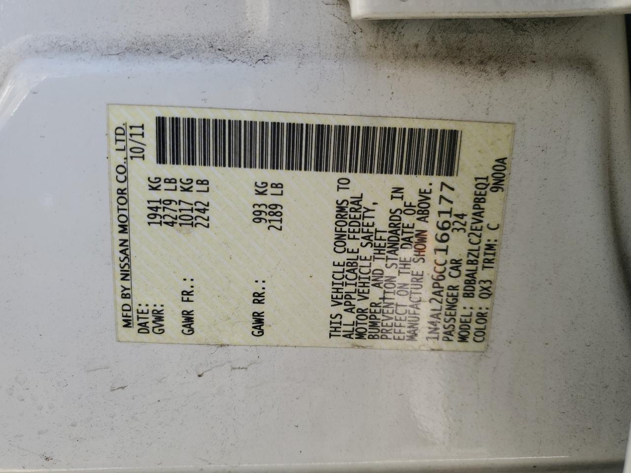 2012 Nissan Altima - Image 14