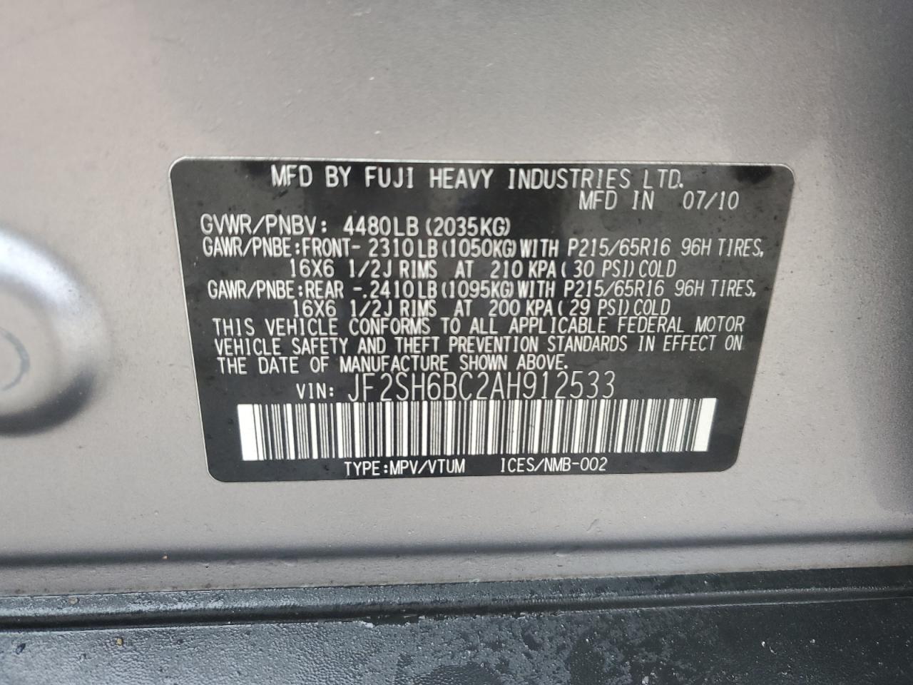 2010 Subaru Forester - Image 14
