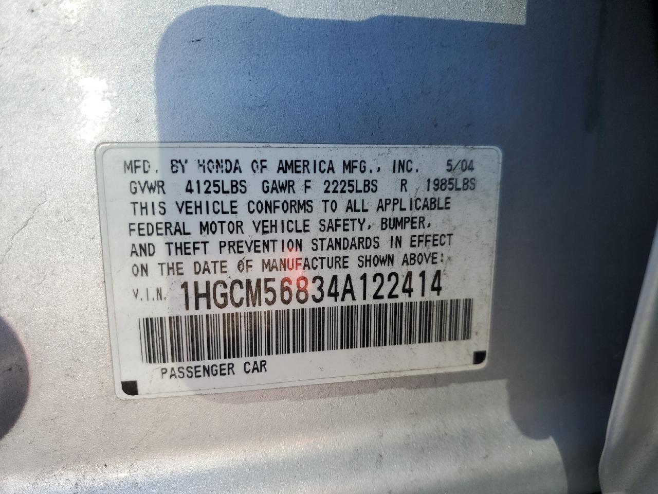2004 Honda Accord - Image 12