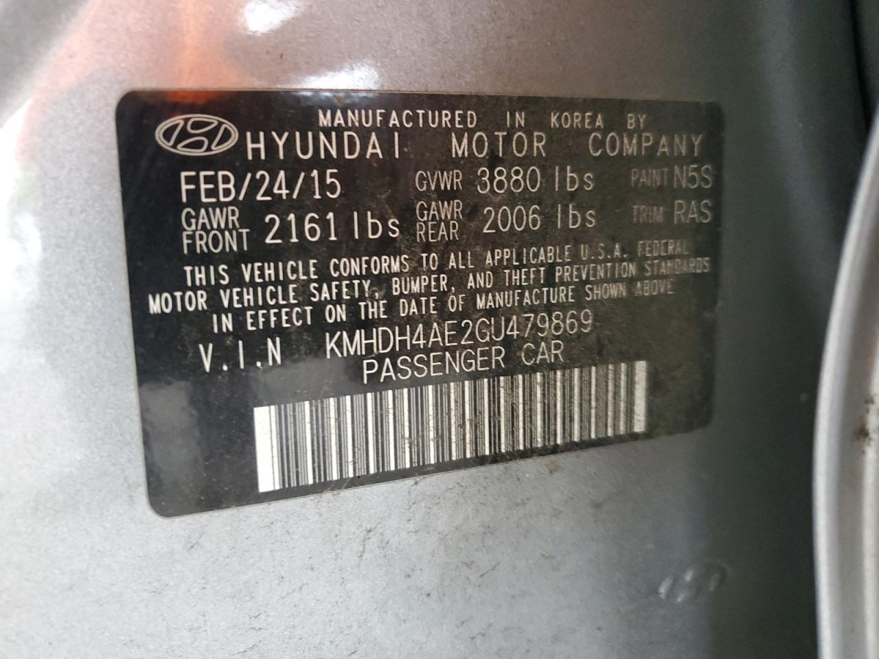 2016 Hyundai Elantra - Image 14
