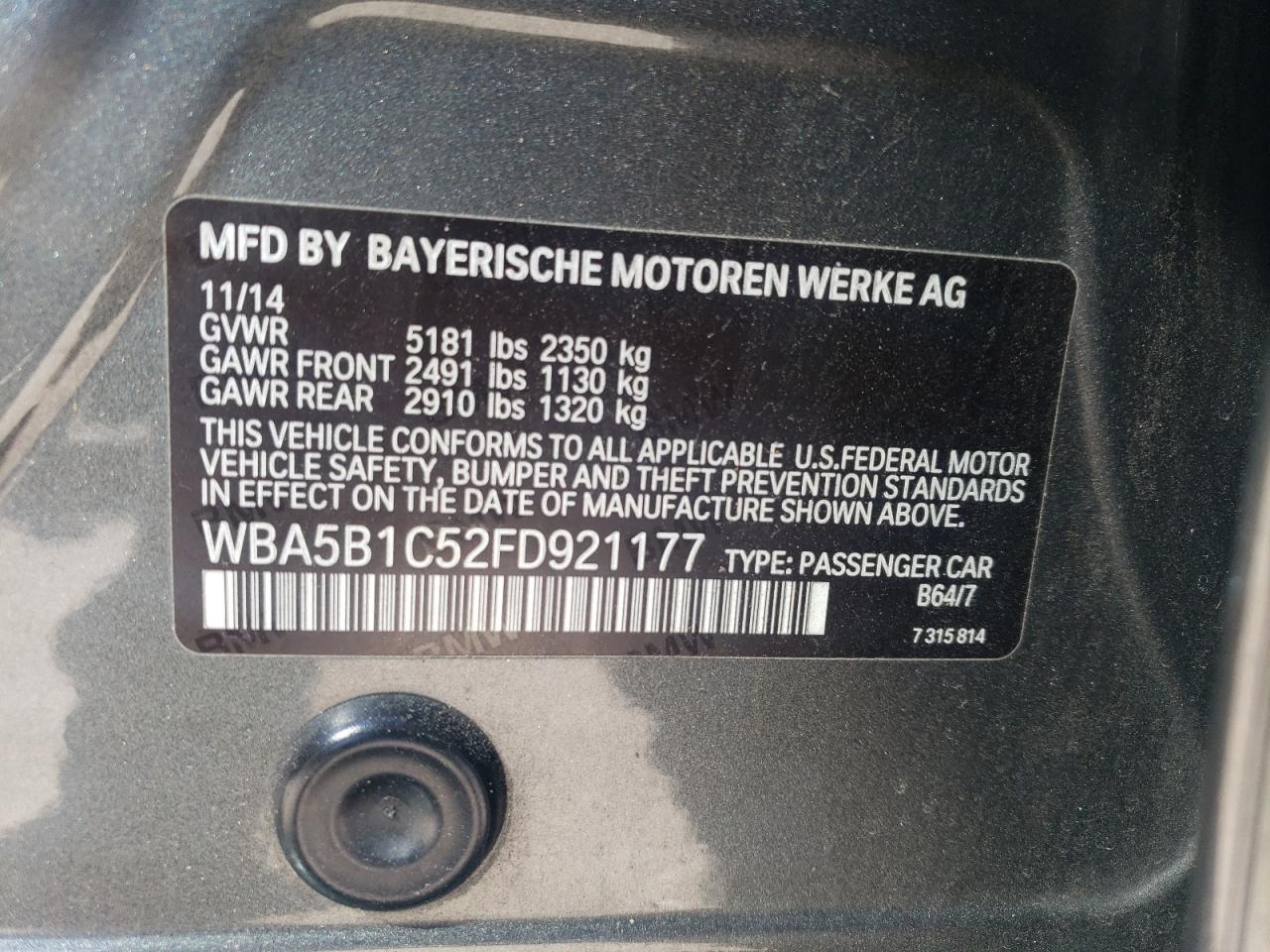 2015 BMW 5er - Image 12
