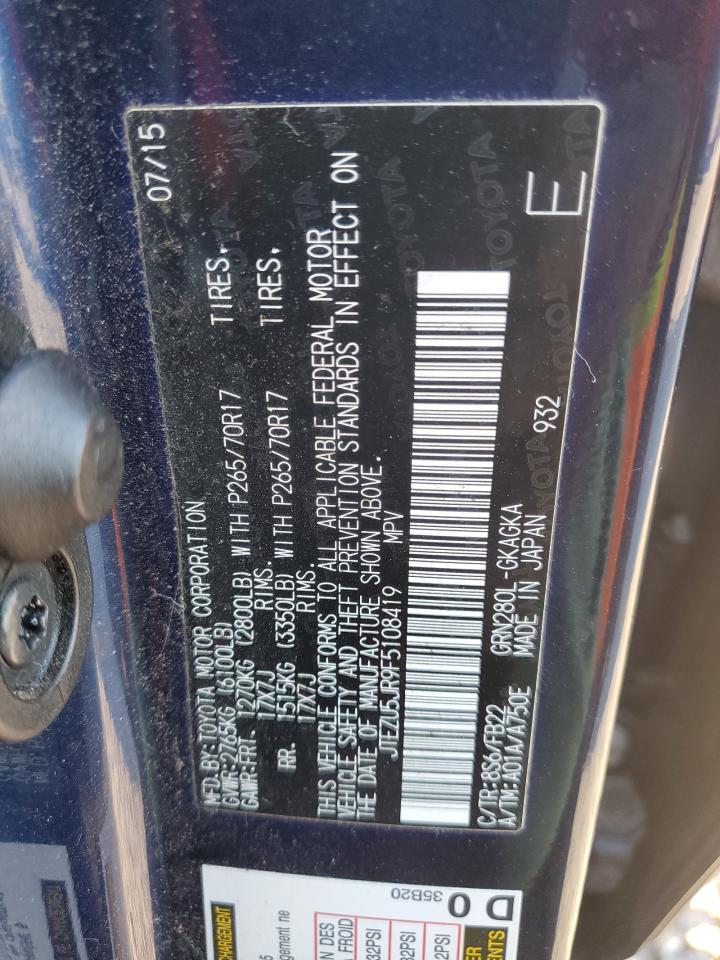 2015 Toyota 4Runner - Image 13