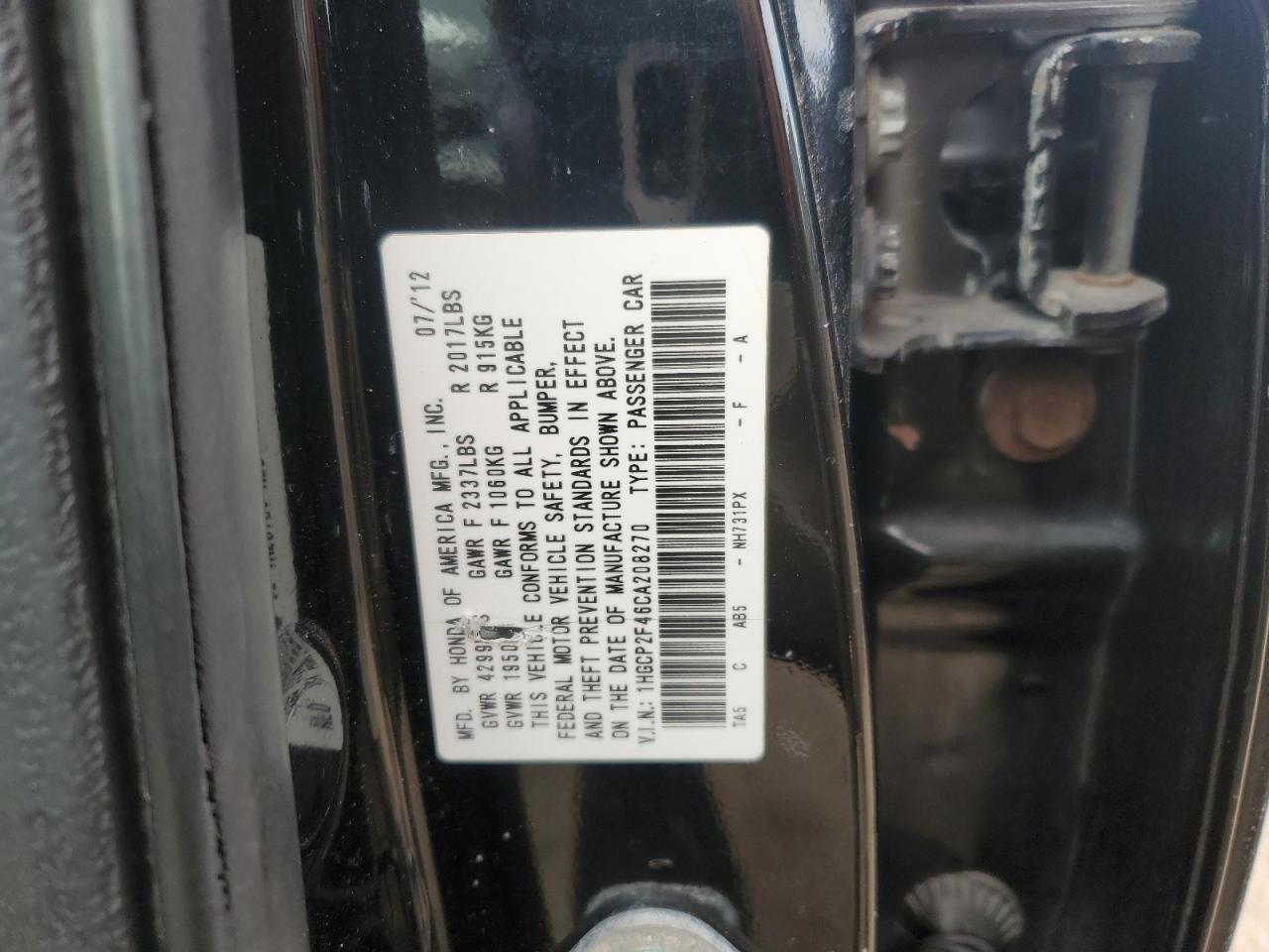 2012 Honda Accord - Image 14