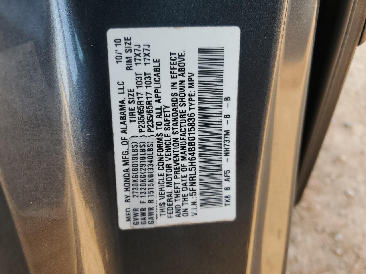 2011 Honda Odyssey - Image 16