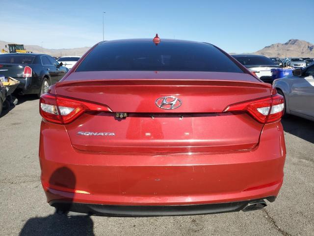  HYUNDAI SONATA 2015 Красный