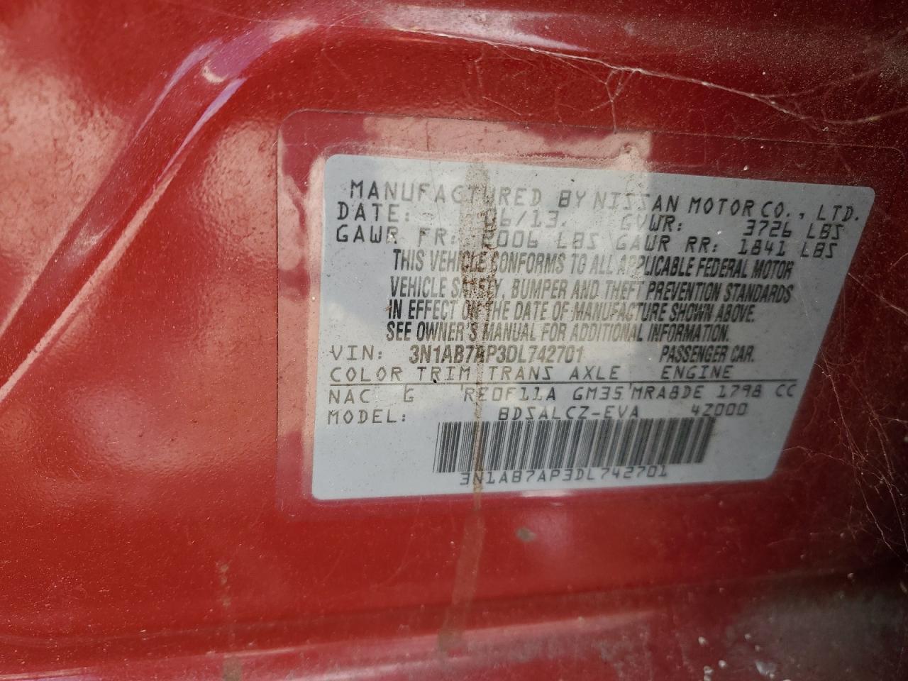 2013 Nissan Sentra - Image 15