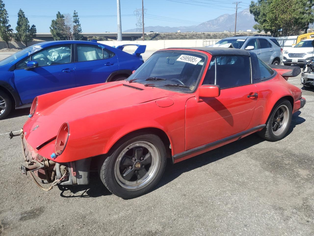 1984 Porsche 911 Carrera იყიდება Rancho Cucamonga-ში, CA - Front End