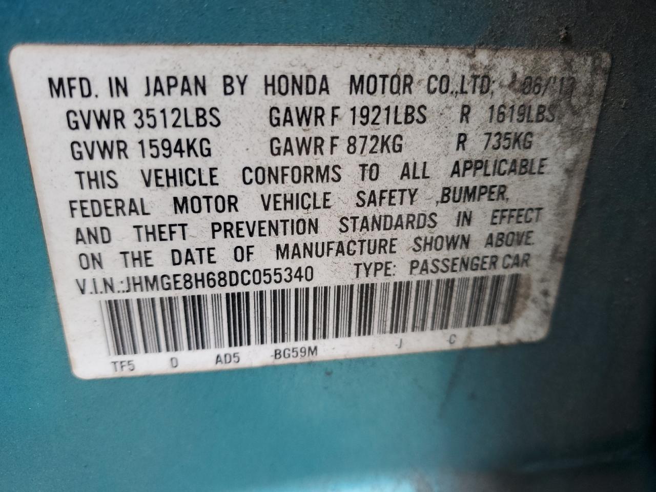 2013 Honda Fit - Image 12