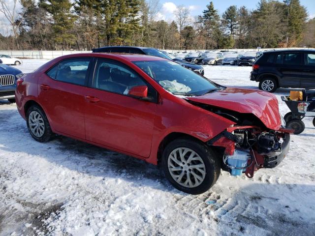  TOYOTA COROLLA 2019 Красный