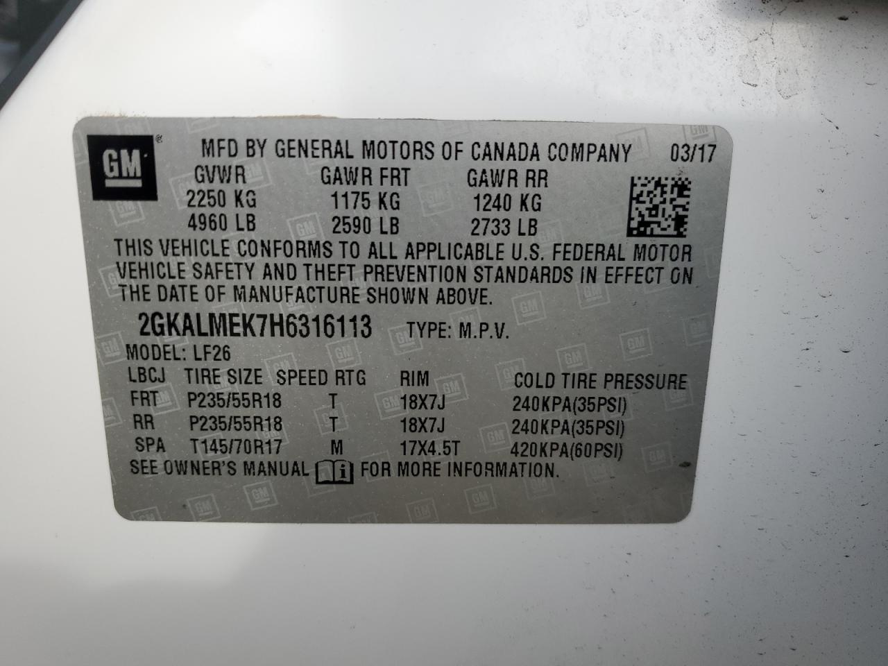 2017 GMC Terrain - Image 13