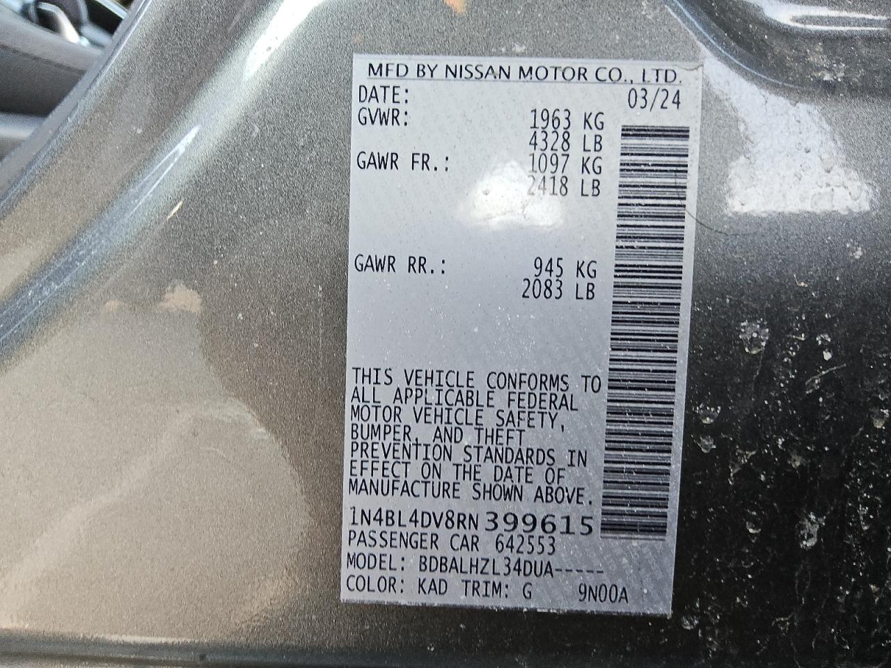 2024 Nissan Altima - Image 13