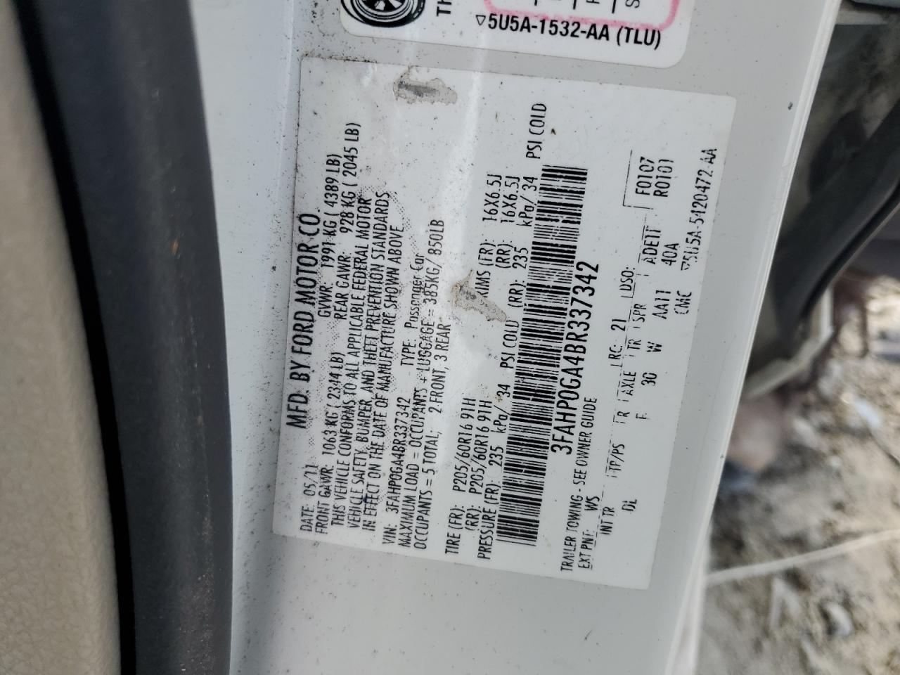 2011 Ford Fusion - Image 12