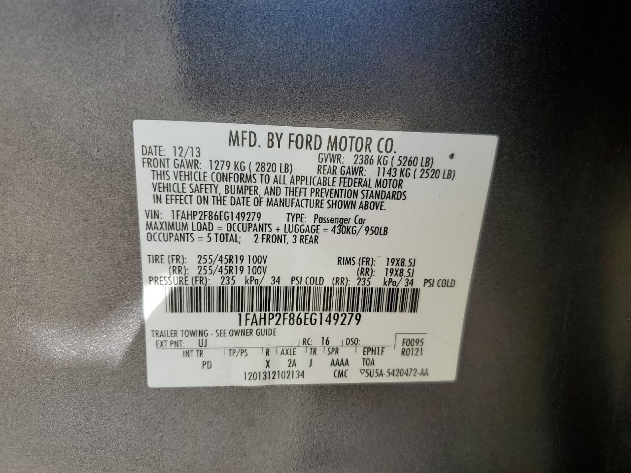 2014 Ford Taurus - Image 12