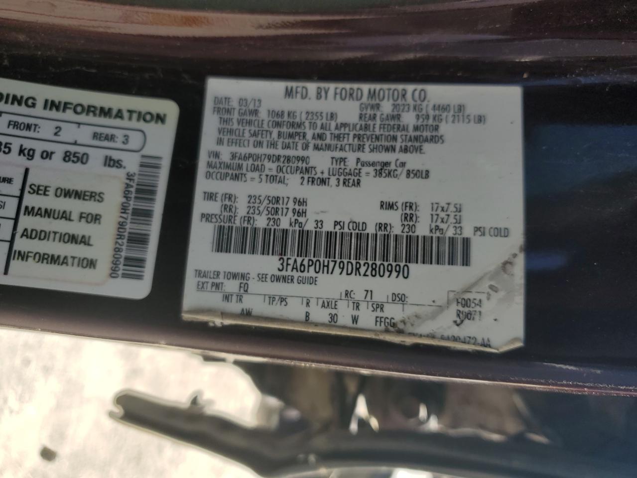 2013 Ford Fusion - Image 12