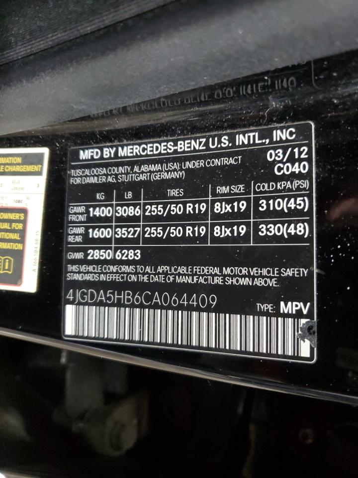 2012 Mercedes-Benz M-klasse - Image 13