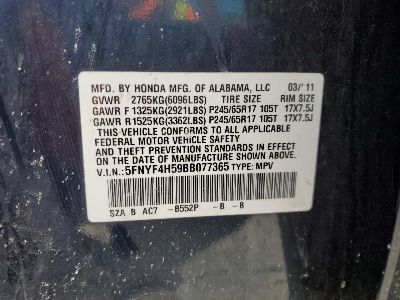 2011 Honda Pilot - Image 15