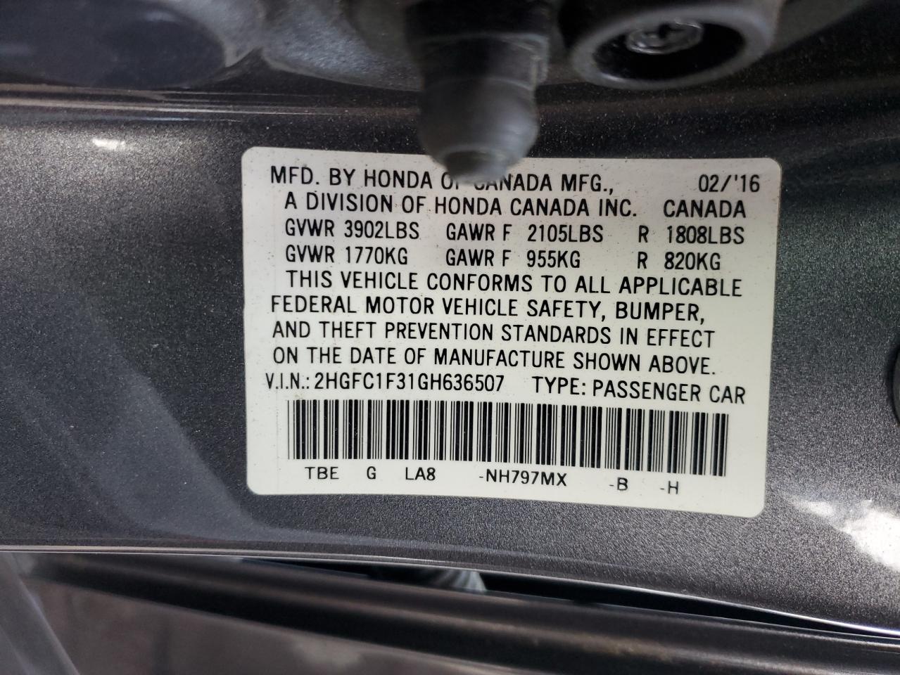 2016 Honda Civic - Image 14