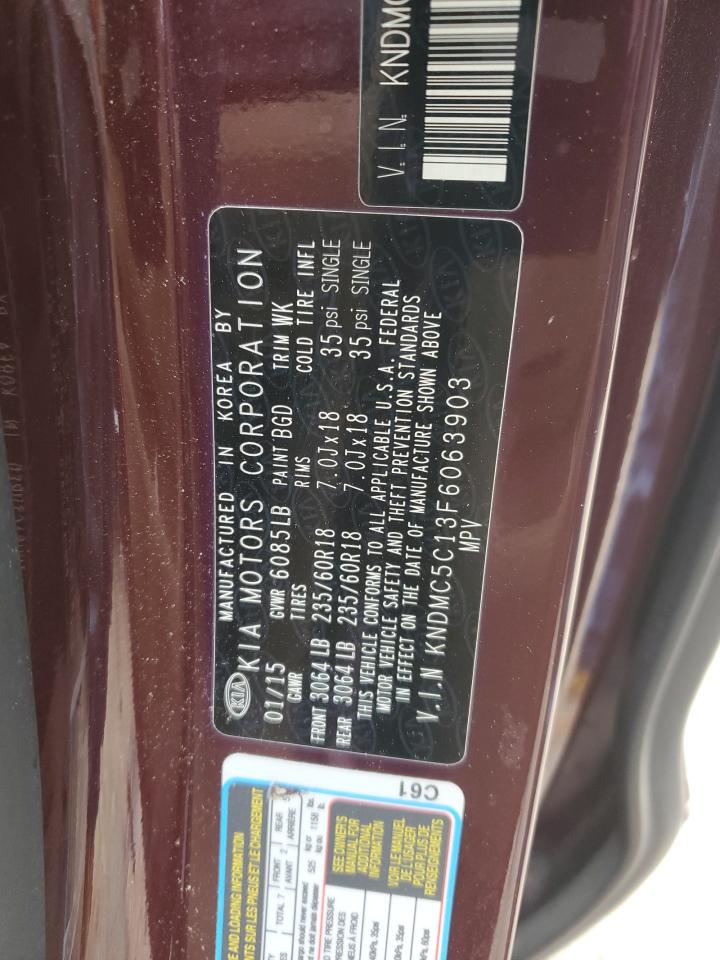 2015 Kia Sedona - Image 13