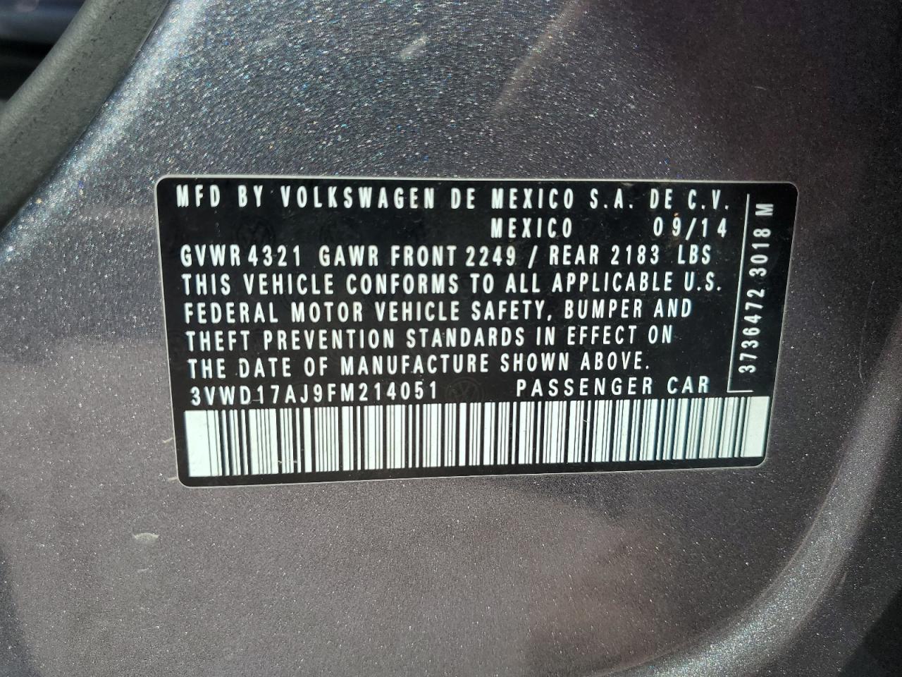 2015 Volkswagen Jetta - Image 12