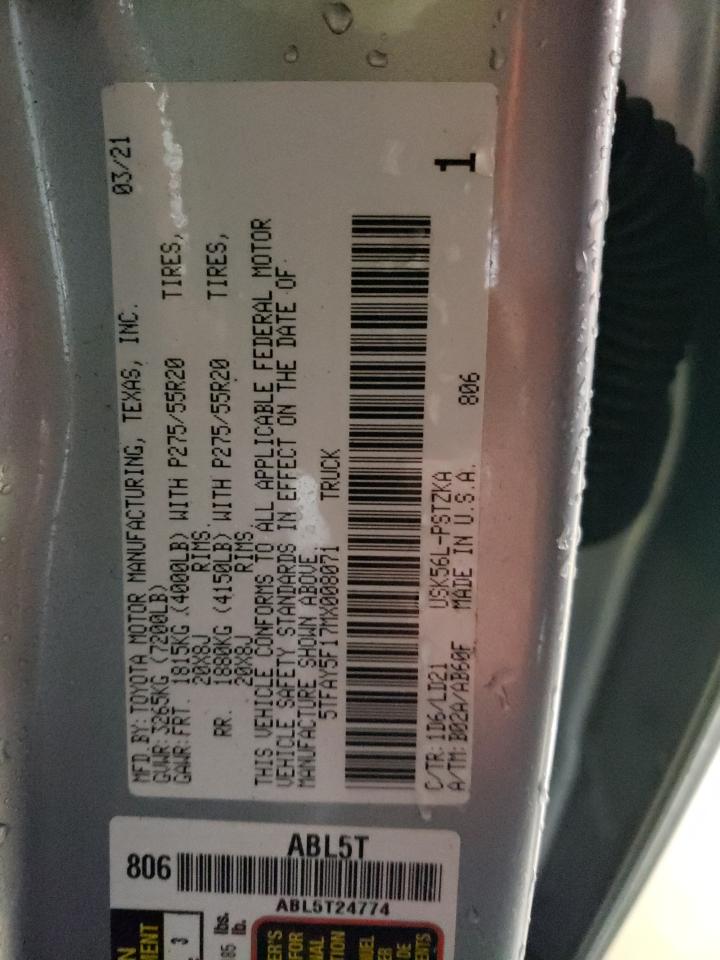 2021 Toyota Tundra - Image 12