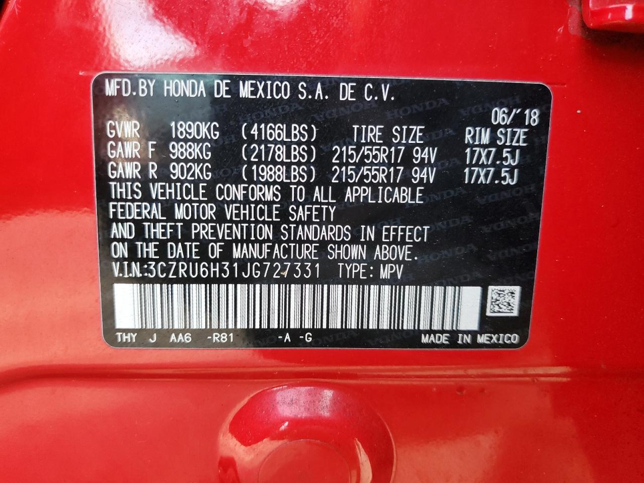 2018 Honda HR-V - Image 14