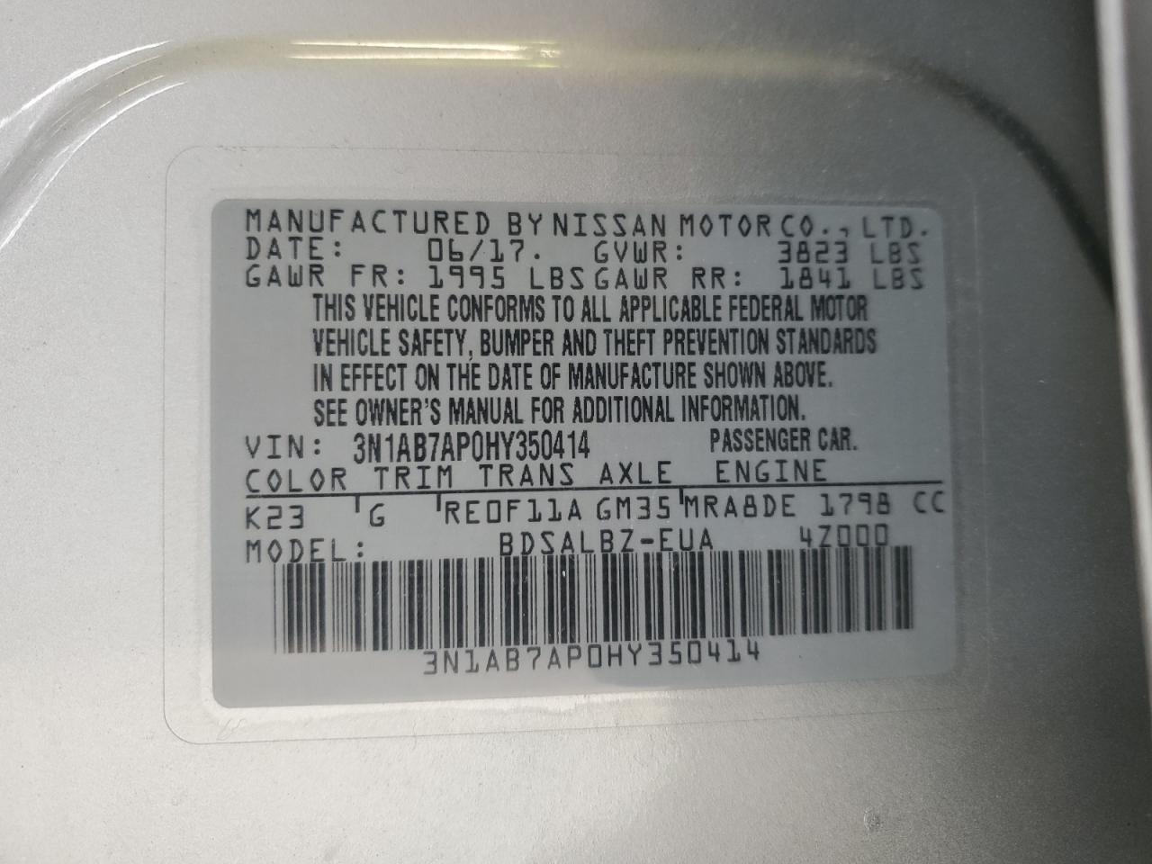 2017 Nissan Sentra - Image 13