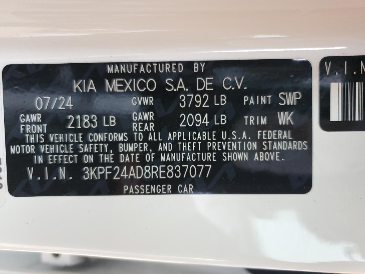 2024 Kia Forte - Image 13