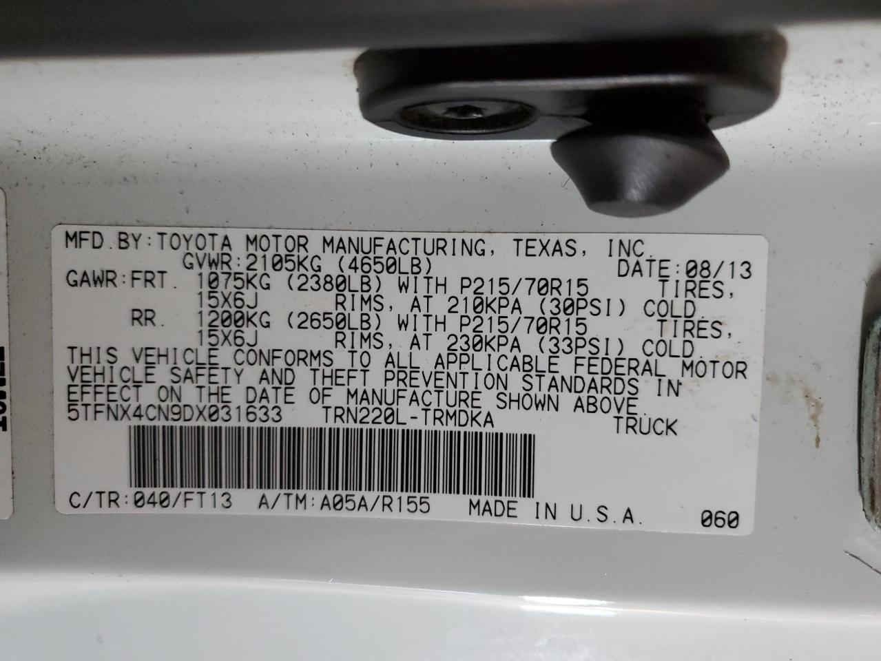 2013 Toyota Tacoma - Image 12