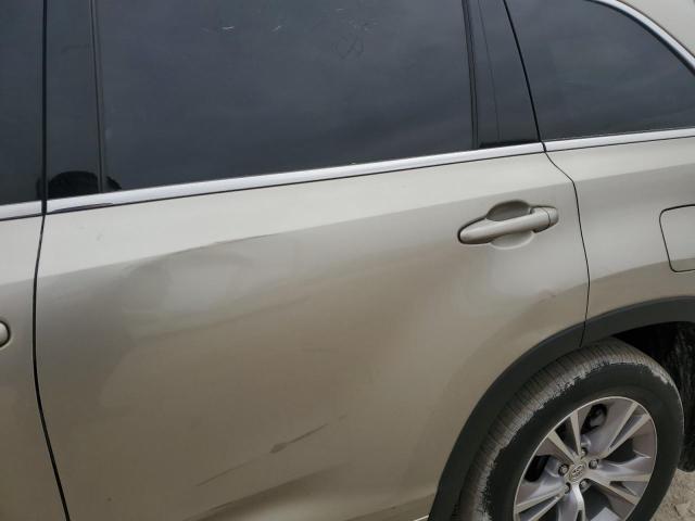 TOYOTA HIGHLANDER 2014 Бежевий