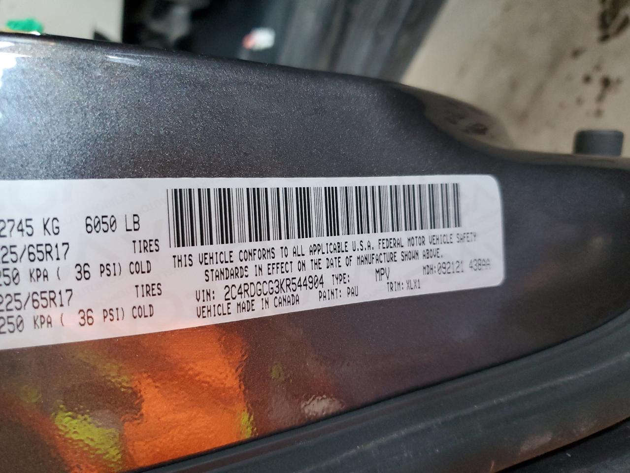 2019 Dodge Caravan - Image 13