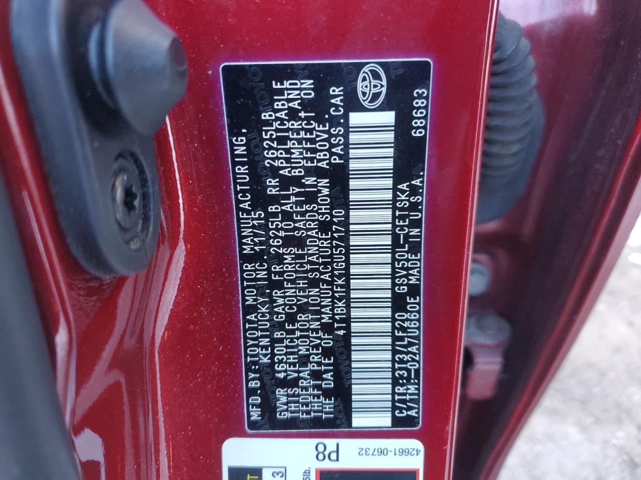 2016 Toyota Camry - Image 15