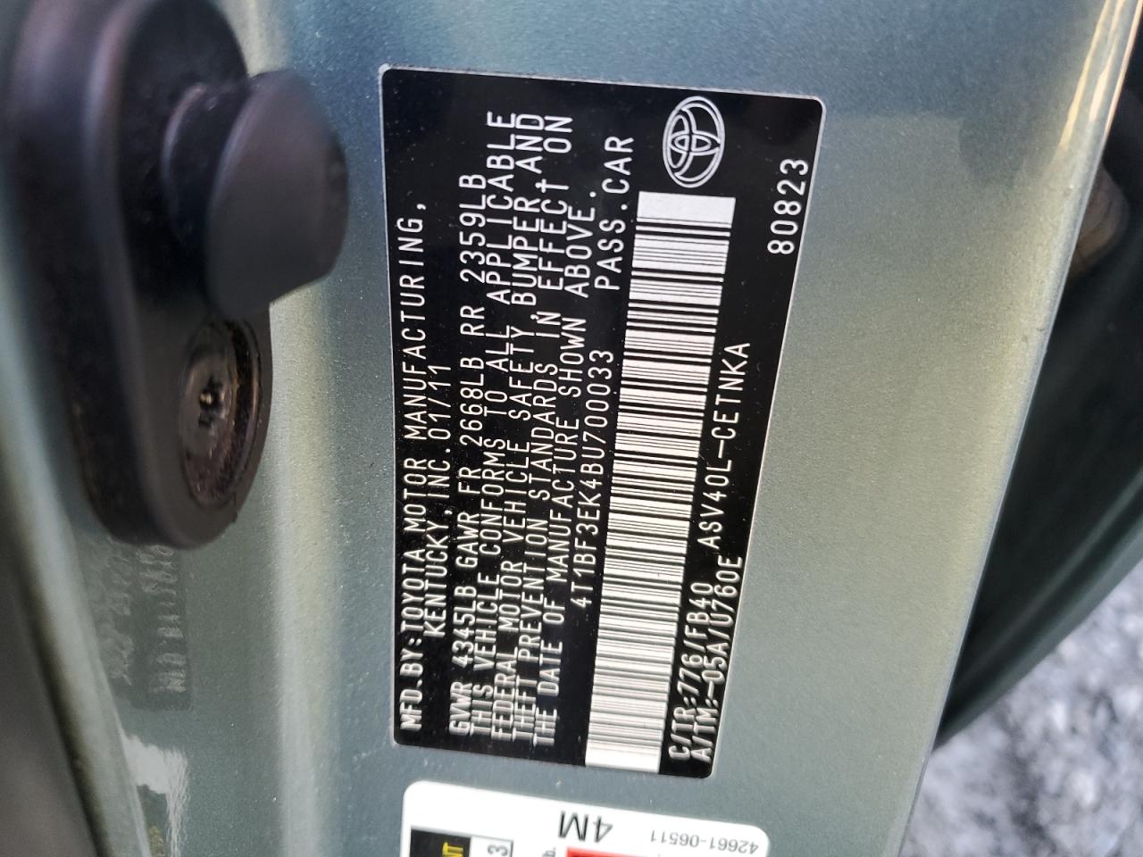2011 Toyota Camry - Image 12