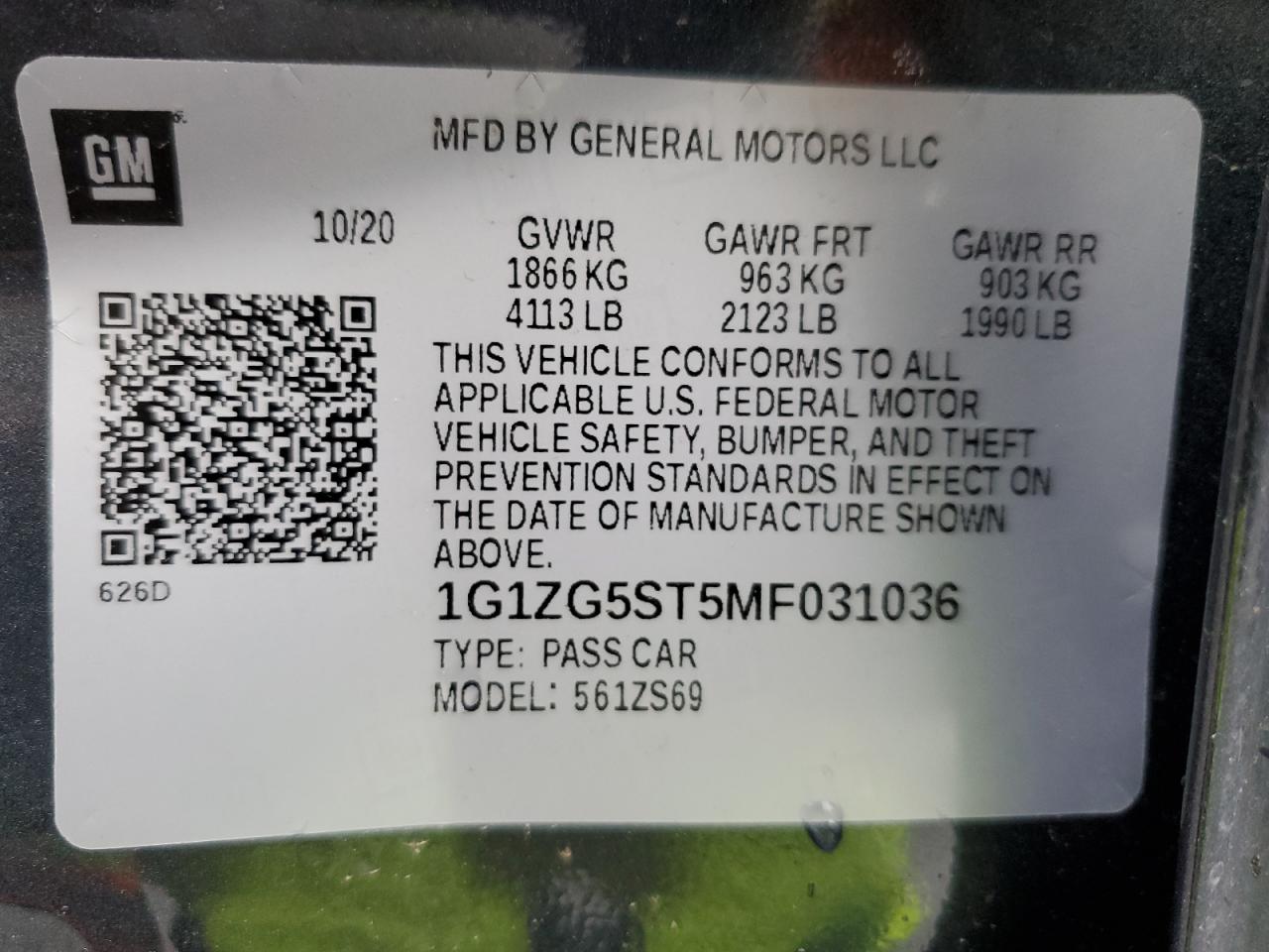 2021 Chevrolet Malibu - Image 14