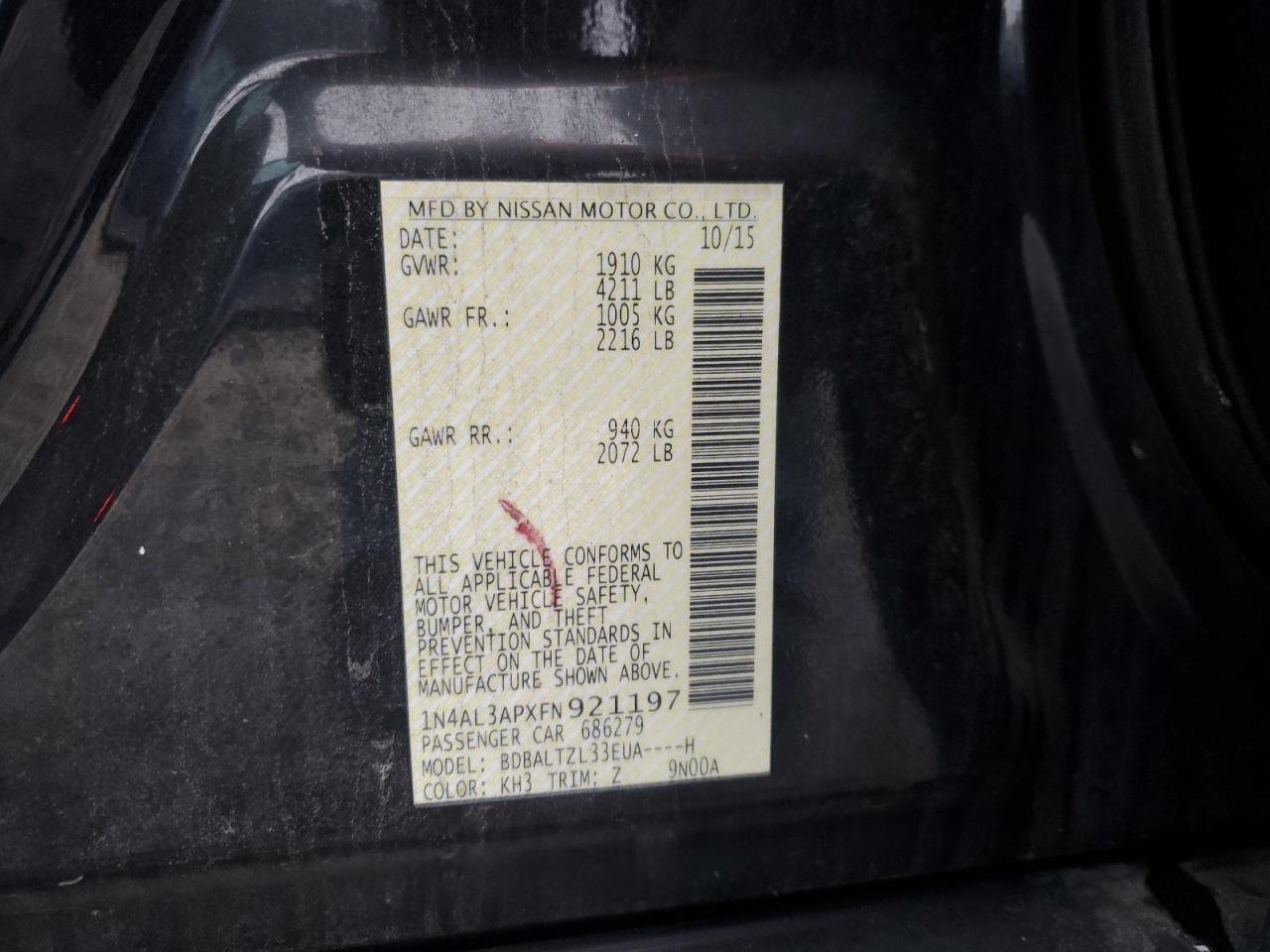 2015 Nissan Altima - Image 12