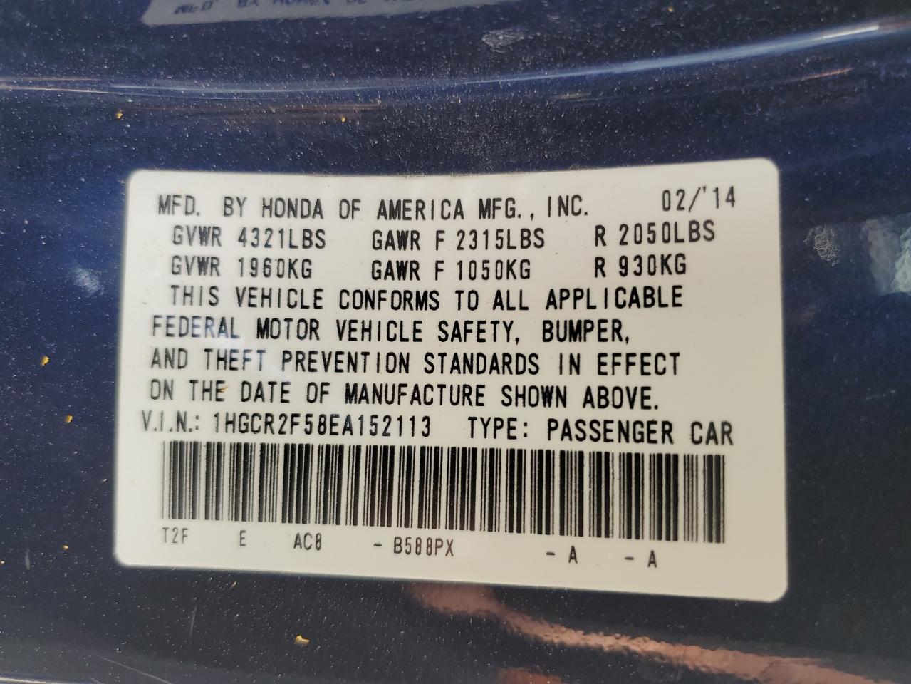 2014 Honda Accord - Image 14