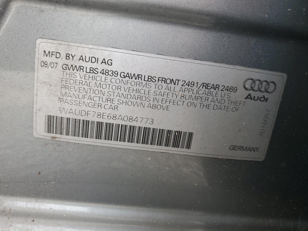 2008 Audi A4 - Image 12