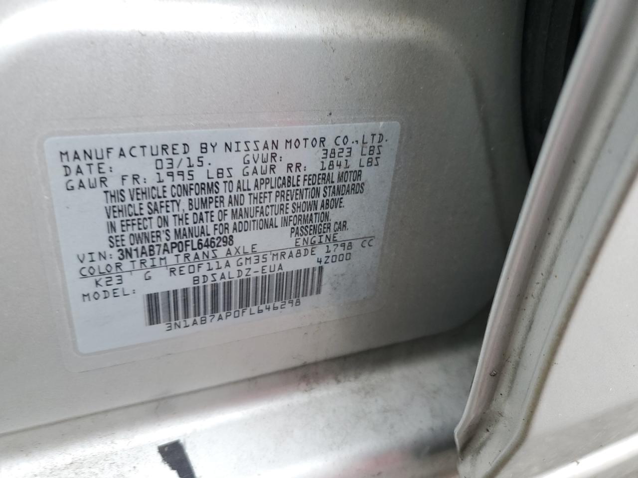 2015 Nissan Sentra - Image 12