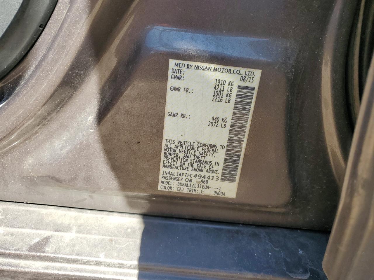 2015 Nissan Altima - Image 12